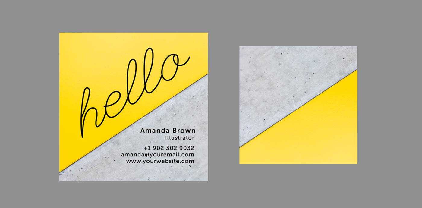 10 Clean & Simple Business Card Templates Perfect For Any Pertaining To Freelance Business Card Template