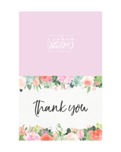 10 Free Printable Thank You Cards You Can't Miss - The in Free Printable Thank You Card Template