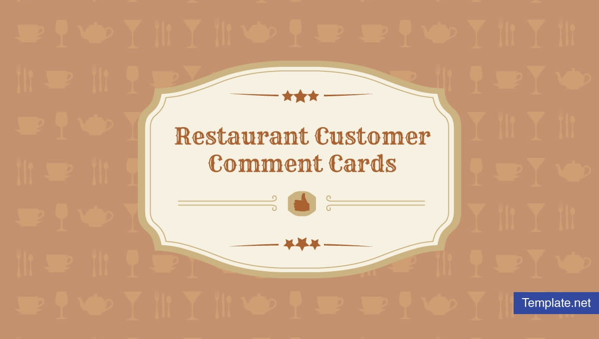 10+ Restaurant Customer Comment Card Templates & Designs Within Comment Cards Template