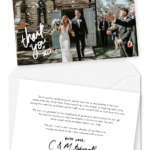10 Wording Examples For Your Wedding Thank You Cards With Regard To Template For Wedding Thank You Cards