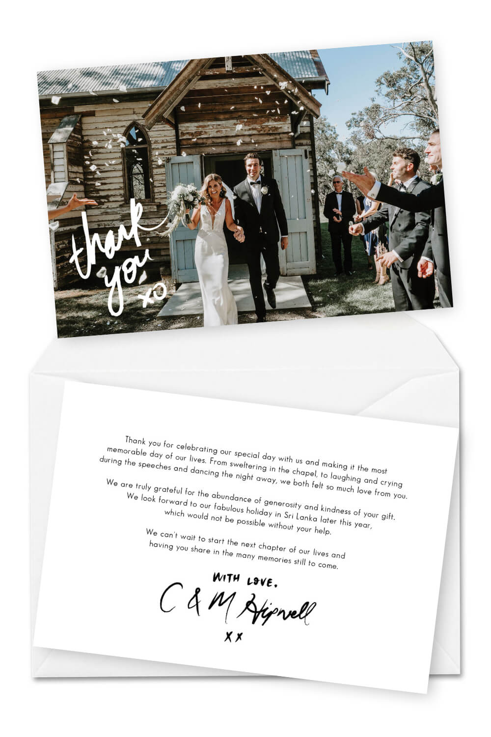 10 Wording Examples For Your Wedding Thank You Cards With Regard To Template For Wedding Thank You Cards