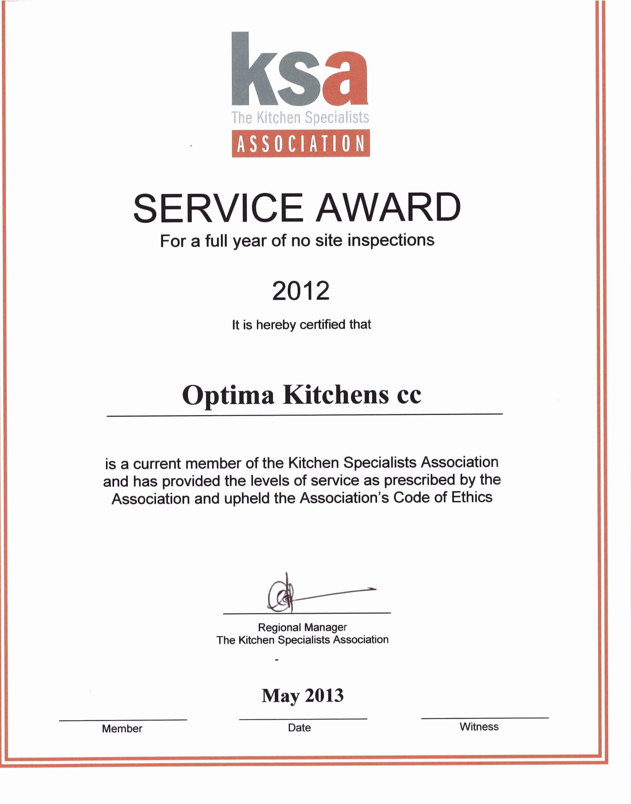 10 Year Service Award Certificate Template – Barati.ald2014 Regarding Certificate For Years Of Service Template