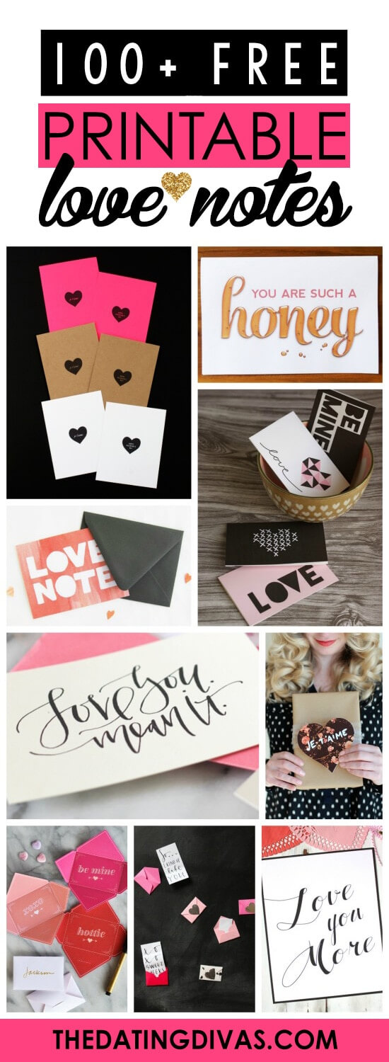 100+ Free Printable Love Notes For Him – The Dating Divas Inside 52 Reasons Why I Love You Cards Templates Free