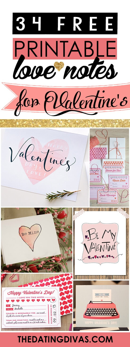 100+ Free Printable Love Notes For Him – The Dating Divas Throughout 52 Reasons Why I Love You Cards Templates Free