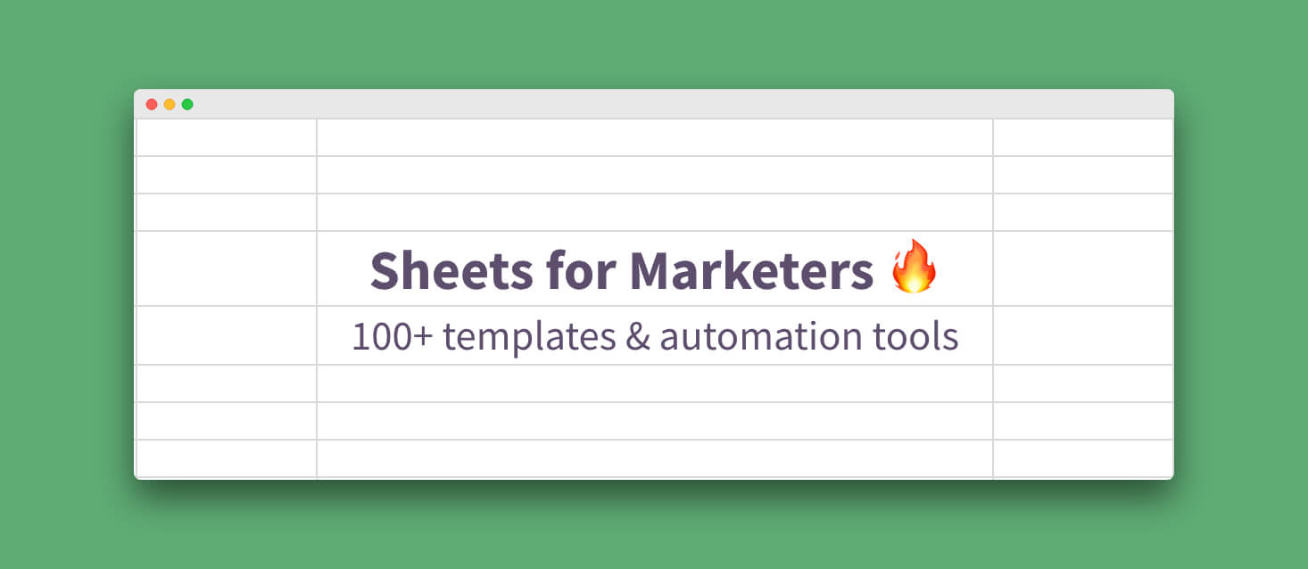 100+ Google Sheets Templates & Automation Tools For Marketers With Regard To Business Card Template For Google Docs