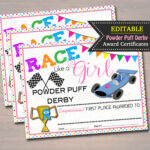 100+ [ Pinewood Derby Certificate Templates ] | Pinewood Pertaining To Pinewood Derby Certificate Template