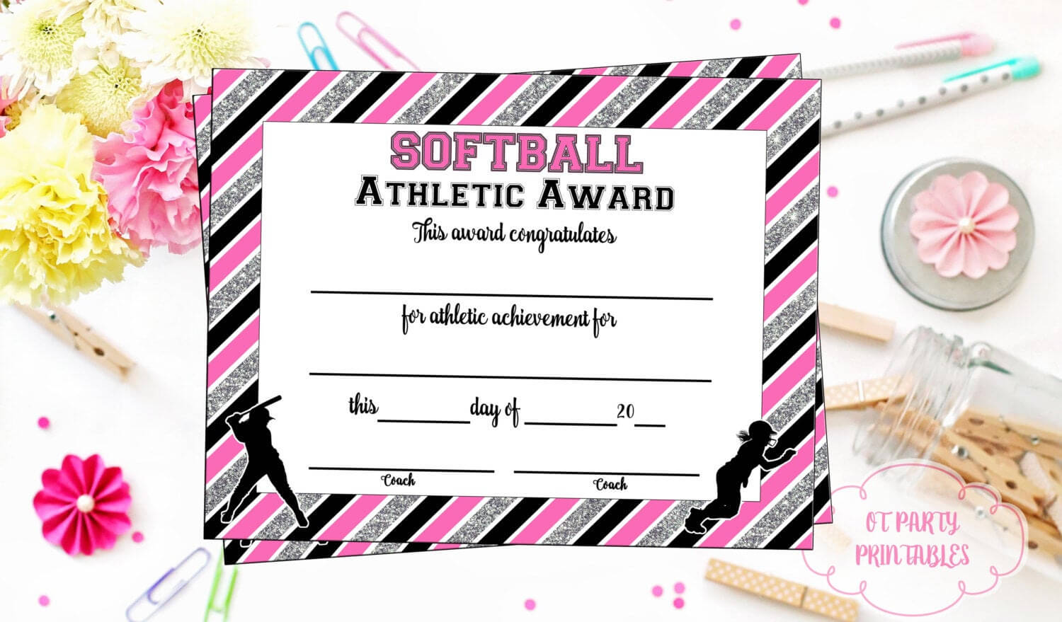 100+ [ Sports Award Certificate Template ] | 100 Sports Intended For Free Softball Certificate Templates