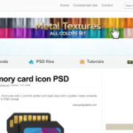 11 Best Sites To Find Free Psd Templates For Photoshop Regarding In Memory Cards Templates