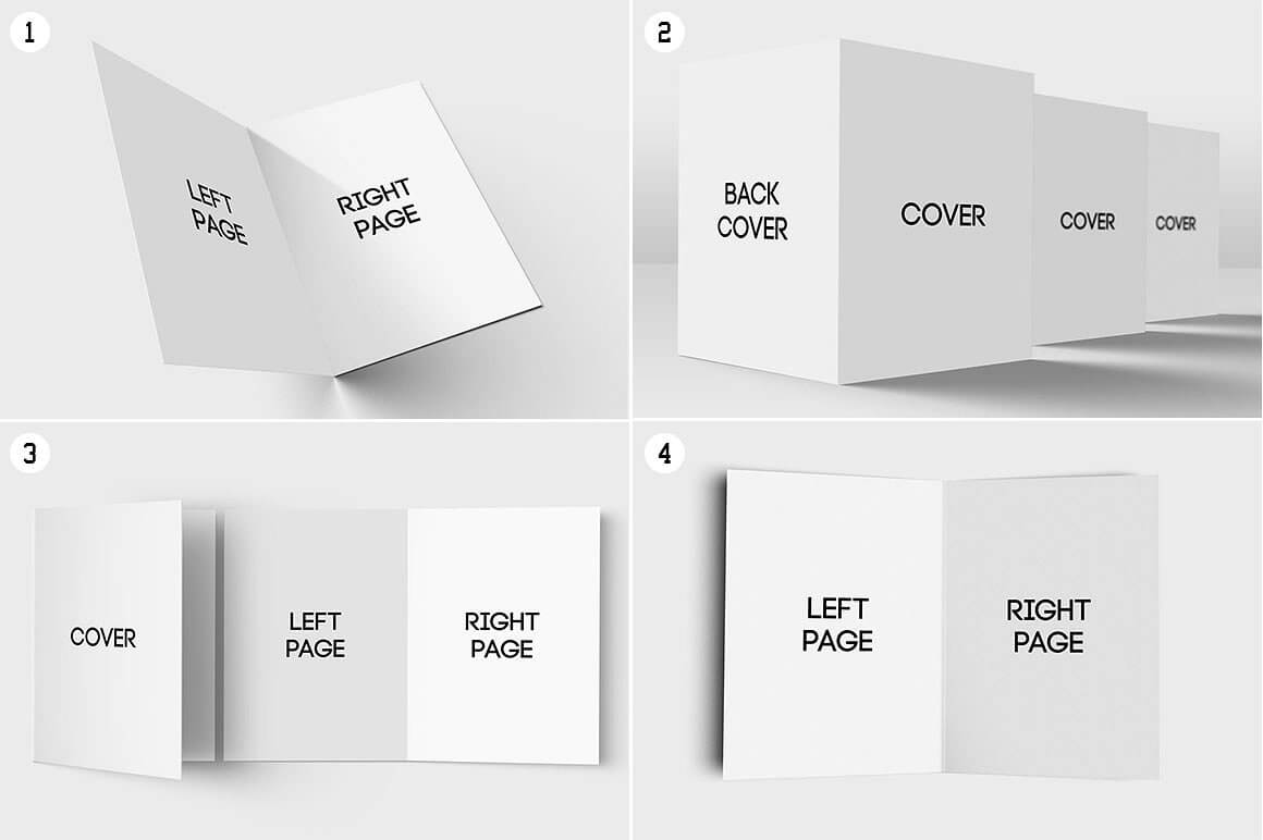 11+ Folded Card Designs & Templates - Psd, Ai | Free Pertaining To Quarter Fold Greeting Card Template