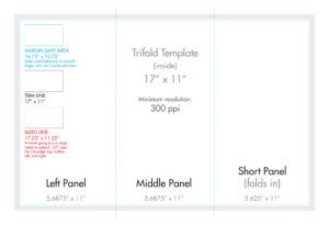 11&quot; X 17&quot; Tri Fold Brochure Template - U.s. Press regarding Tri Fold Tent Card Template