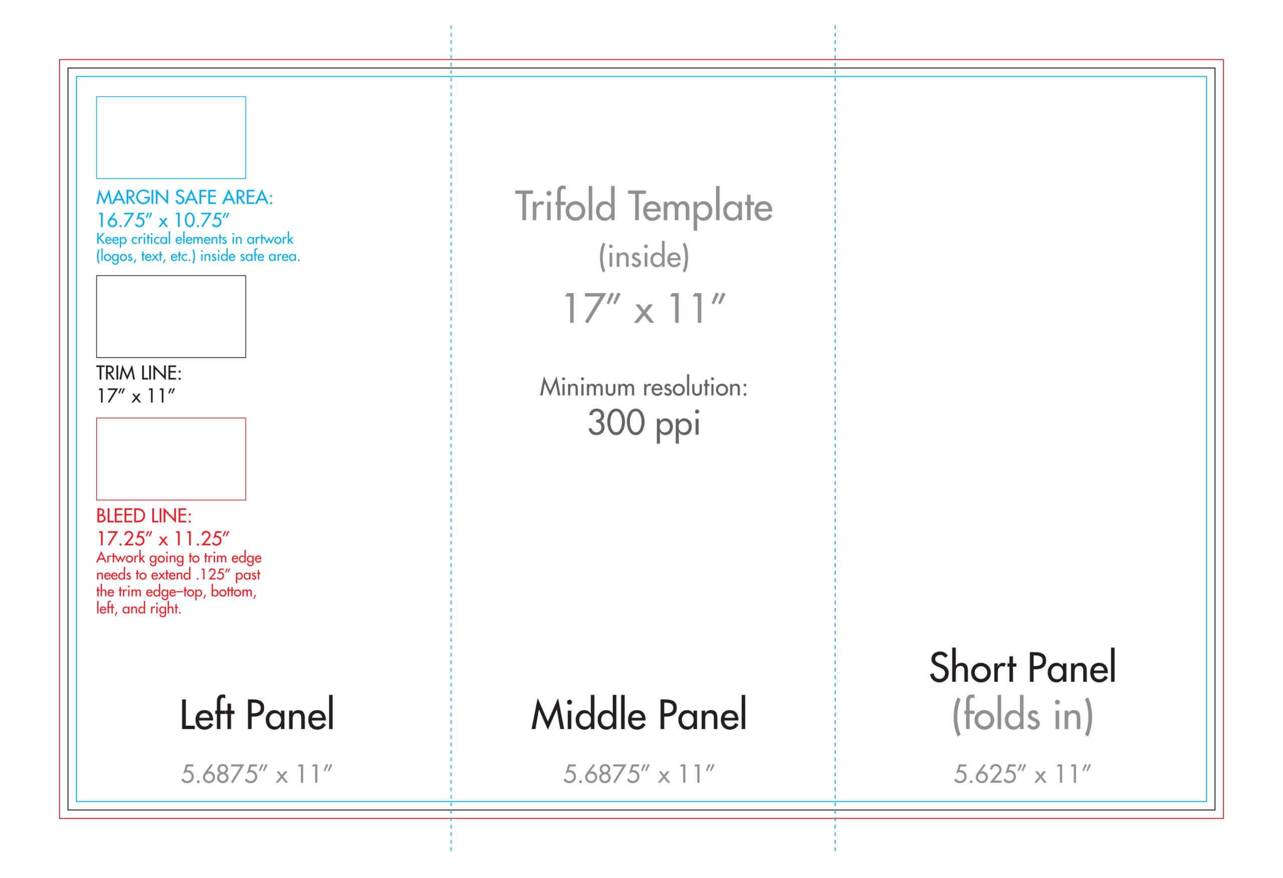 11" X 17" Tri Fold Brochure Template – U.s. Press Regarding Tri Fold Tent Card Template