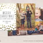 12 Christmas Card Photoshop Templates To Get You Up And With Christmas Photo Card Templates Photoshop