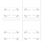 12 Place Cards Template | Radaircars For Wedding Place Card Template Free Word