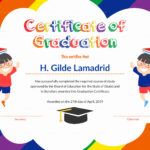 12 Unique Preschool Graduation Certificate Template Free In Free Printable Graduation Certificate Templates