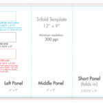 12" X 9" Rack Brochure Template (Tri Fold) – U.s. Press Pertaining To Three Fold Card Template