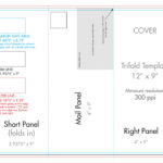 12" X 9" Rack Brochure Template (Tri Fold) – U.s. Press Regarding Three Fold Card Template