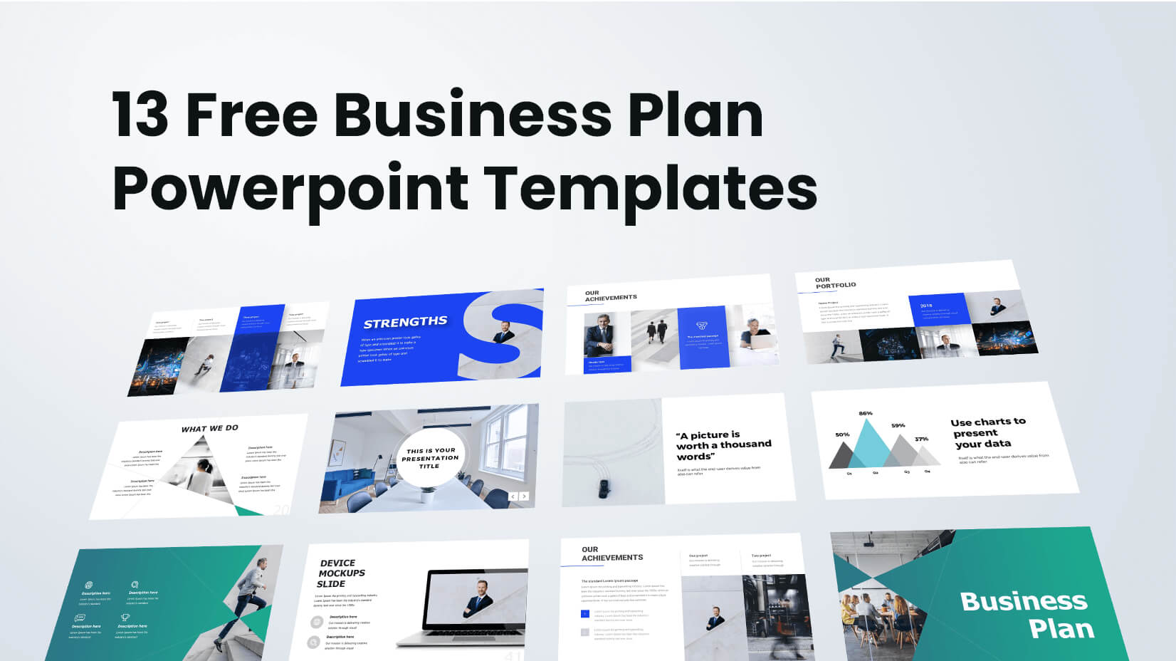 13 Free Business Plan Powerpoint Templates To Get Now Within Strategy Document Template Powerpoint