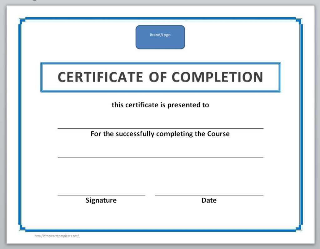 13 Free Certificate Templates For Word » Officetemplate For Microsoft ...