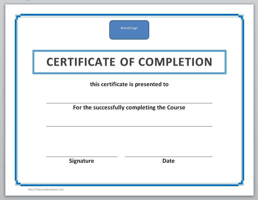 13 Free Certificate Templates For Word » Officetemplate In Certificate Of Participation Template Word