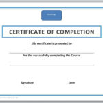 13 Free Certificate Templates For Word » Officetemplate Inside Free Certificate Of Completion Template Word