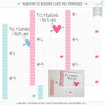 14 Days Of Free Valentine's Printables Day 14 – Happy Pertaining To 52 Reasons Why I Love You Cards Templates