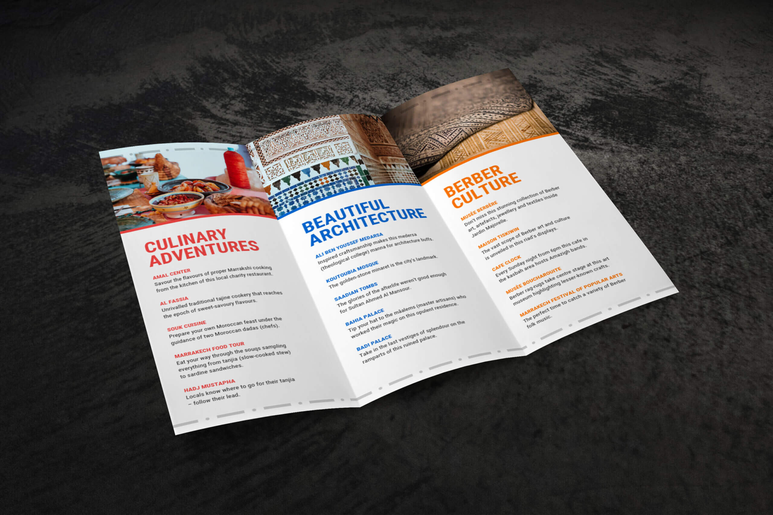 15+ Travel Brochure Examples To Inspire Your Design Intended For Brochure Templates For School Project