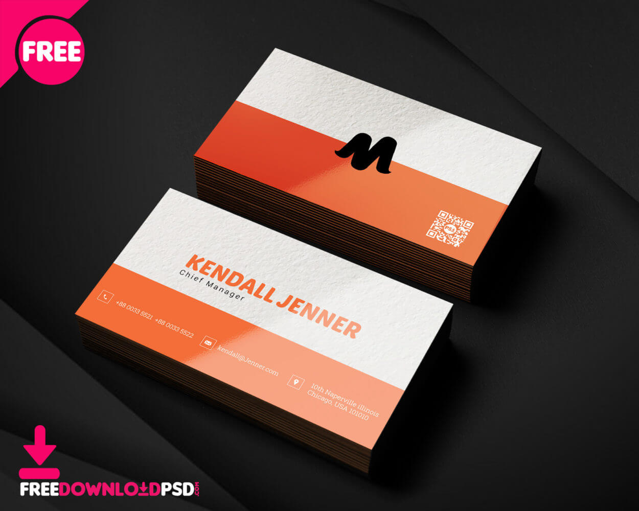 150+ Free Business Card Psd Templates Pertaining To Calling Card Psd Template