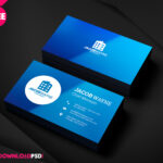 150+ Free Business Card Psd Templates Regarding Name Card Template Photoshop