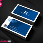 150+ Free Business Card Psd Templates Throughout Psd Name Card Template