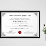 16+ Birth Certificate Templates | Smartcolorlib For Blank Adoption Certificate Template