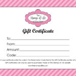 16+ Free Gift Certificate Templates & Examples – Word Excel Inside Homemade Gift Certificate Template