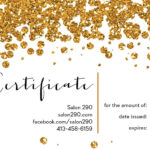 16+ Free Gift Certificate Templates & Examples – Word Excel Intended For Salon Gift Certificate Template