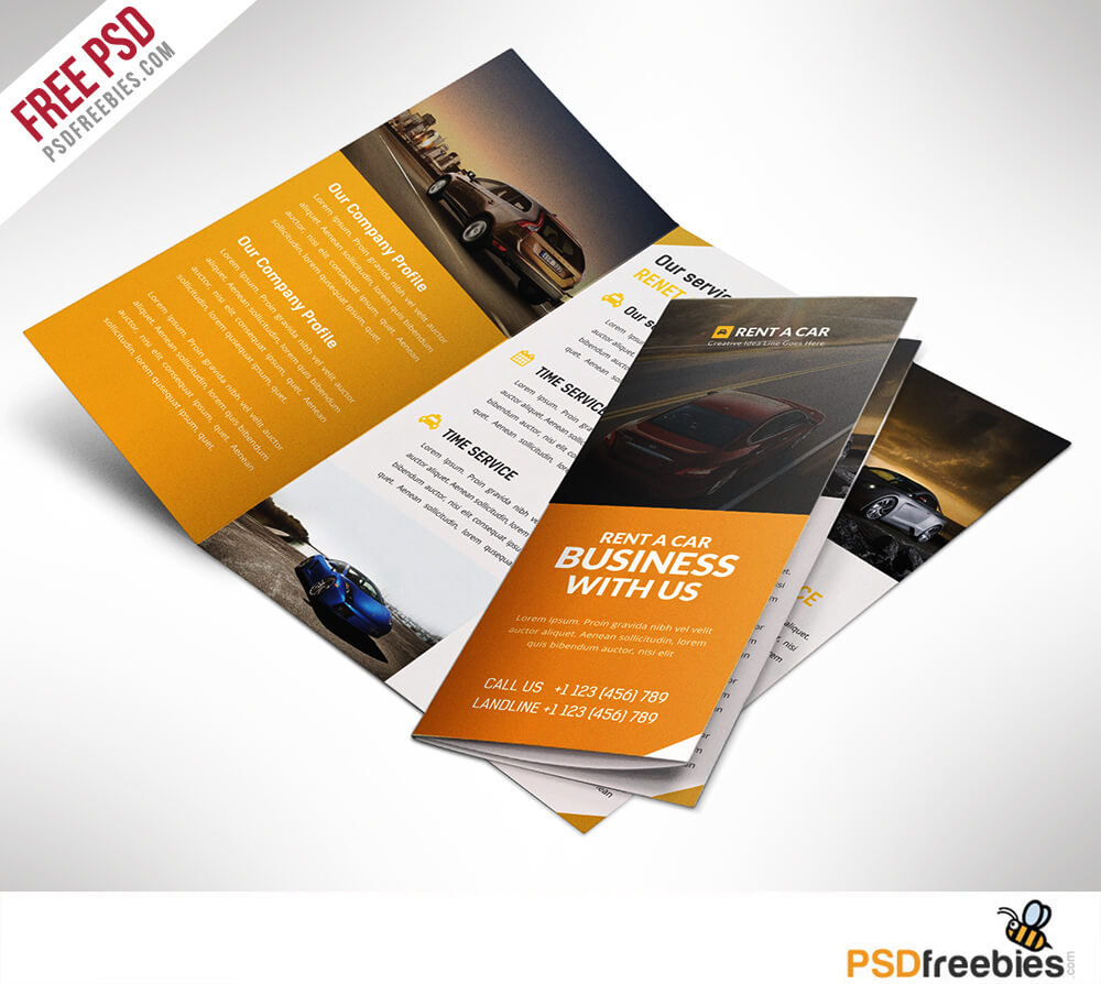 16 Tri Fold Brochure Free Psd Templates: Grab, Edit & Print Pertaining To Brochure Psd Template 3 Fold