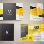 17 X 11 Gate Fold Brochure Mockup On Behance Pertaining To Gate Fold Brochure Template
