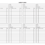 18 Useful Baseball Lineup Cards | Kittybabylove regarding Dugout Lineup Card Template