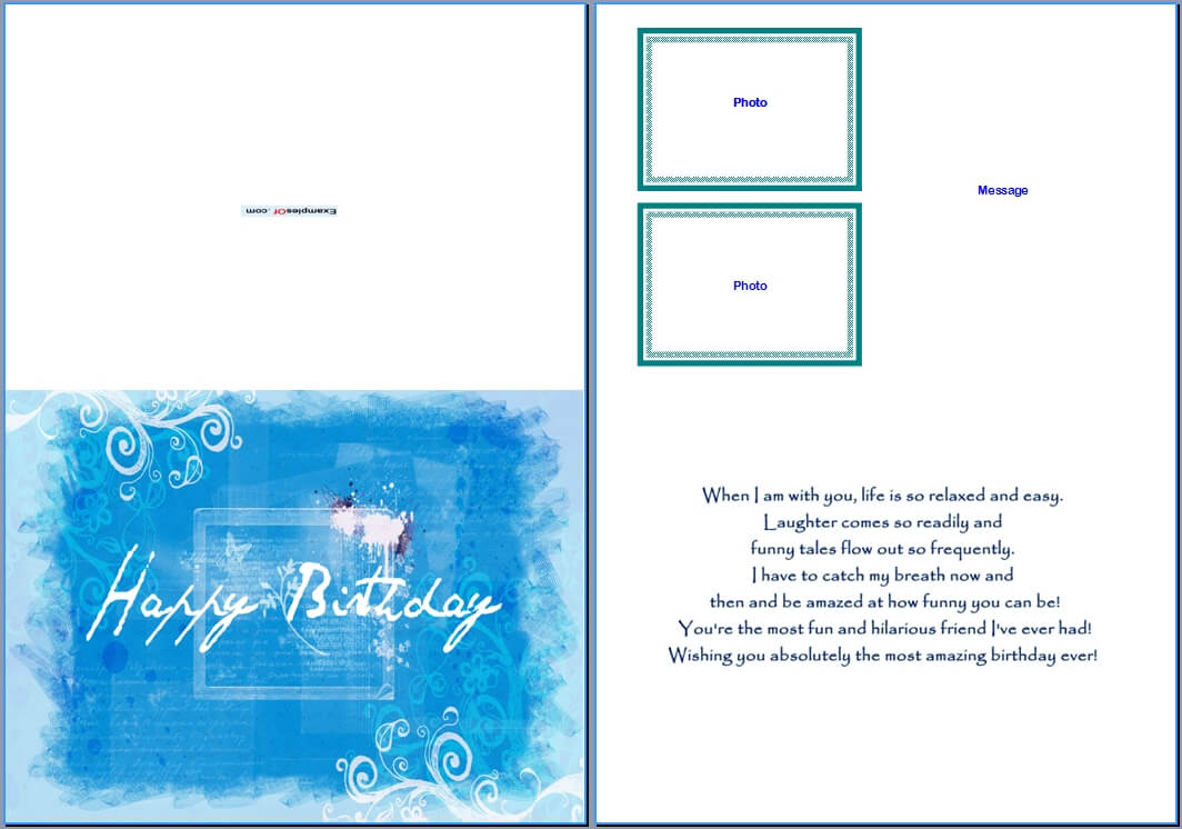 19 Birthday Card Templates For Word Images – Free Birthday For Free Blank Greeting Card Templates For Word
