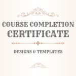 19+ Course Completion Certificate Designs & Templates – Psd For Certificate Of Completion Template Word
