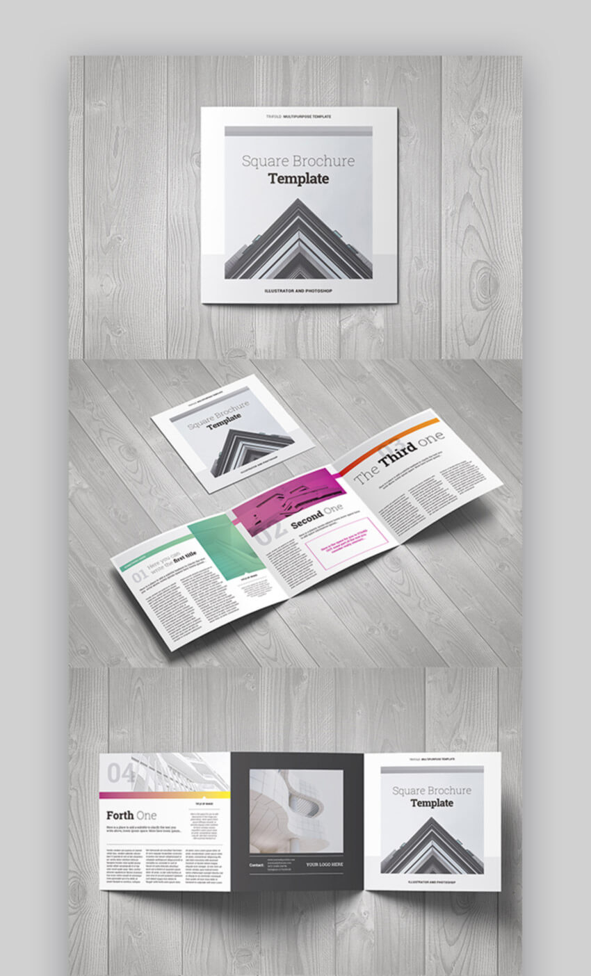 20 Best Free Bifold & Tri Fold Brochure Template Designs In Science Brochure Template Google Docs