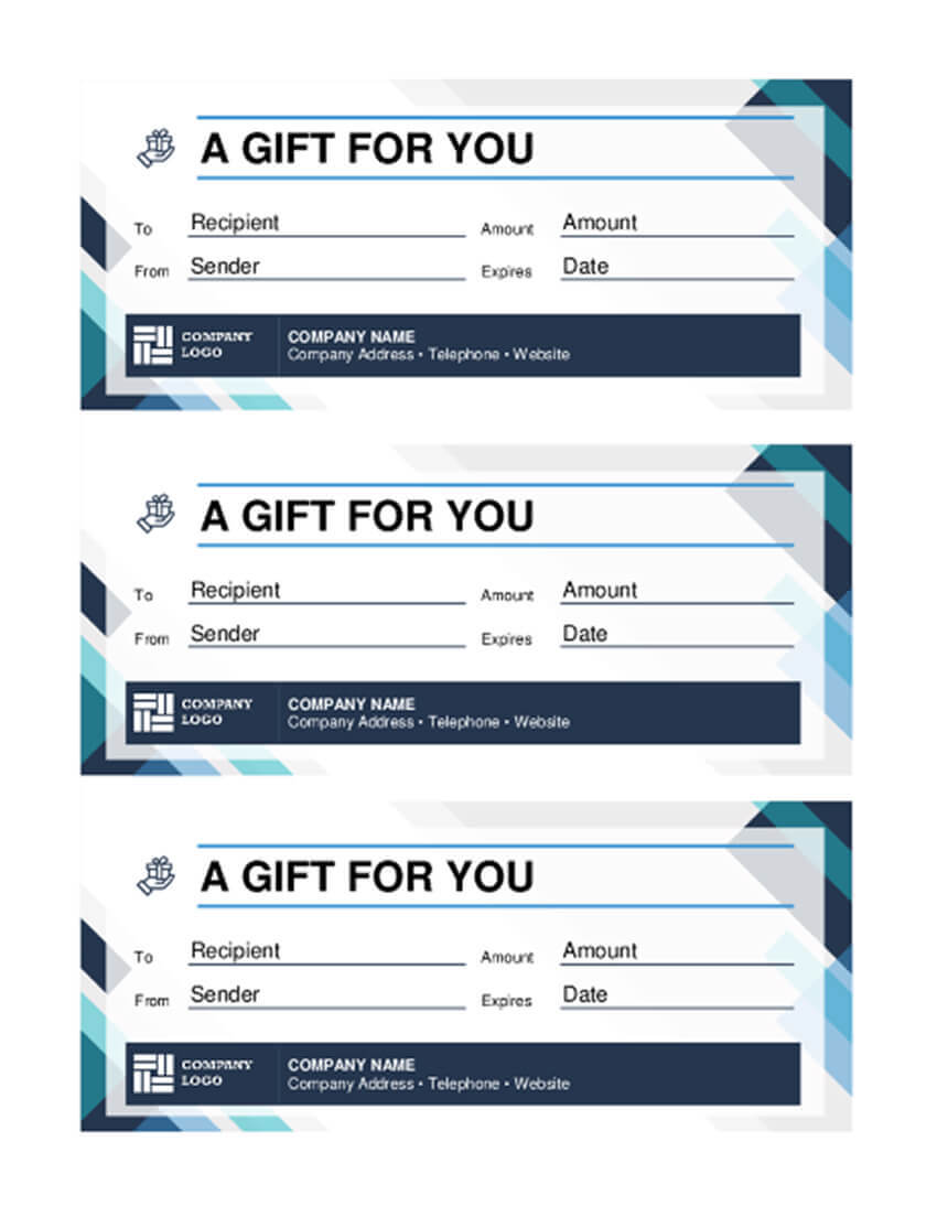 20 Best Free Business Gift Certificate Templates (Ms Word Regarding Indesign Gift Certificate Template