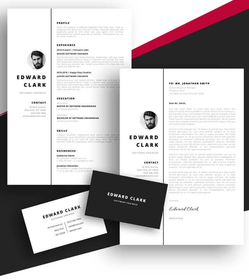 20 Best Free Pages & Ms Word Resume Templates For Mac (2020) With Business Card Template Pages Mac