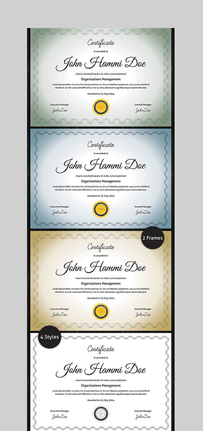 20 Best Word Certificate Template Designs To Award Within Free Funny Certificate Templates For Word