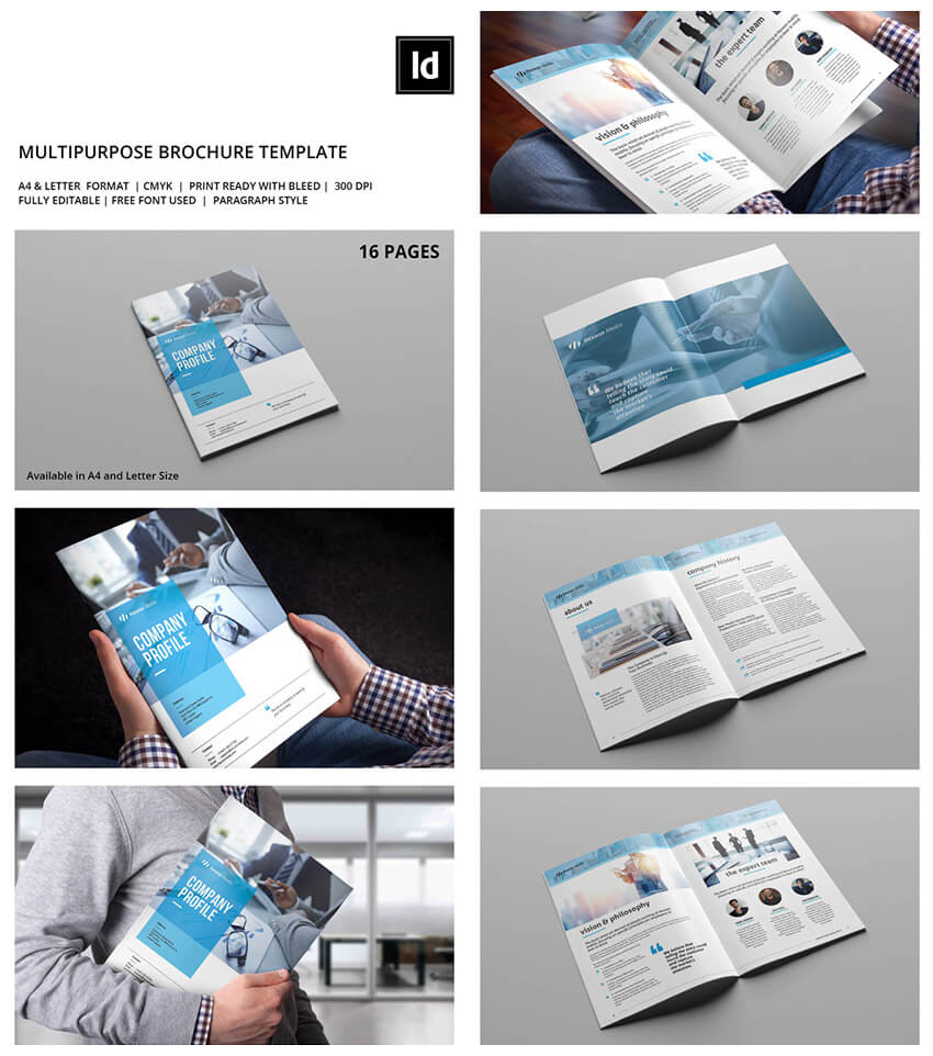 20 Лучших Шаблонов Indesign Brochure – Для Творческого In Brochure Templates Free Download Indesign