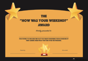 20 Hilarious Office Awards To Embarrass Your Colleagues intended for Free Printable Funny Certificate Templates