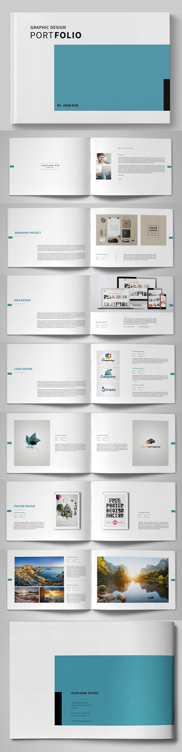 20 New Professional Catalog Brochure Templates | Design Regarding Indesign Templates Free Download Brochure