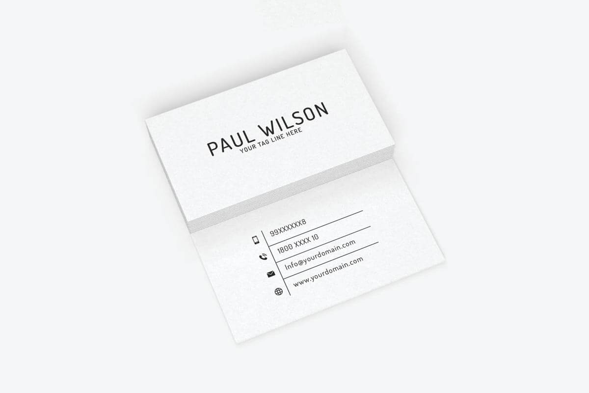 200 Free Business Cards Psd Templates – Creativetacos Intended For Business Card Size Psd Template