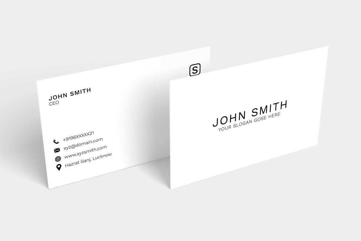 200 Free Business Cards Psd Templates - Creativetacos Intended For Name Card Template Photoshop