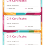 2018 Gift Certificate Form Fillable Printable Pdf Gift In Fillable Gift Certificate Template Free