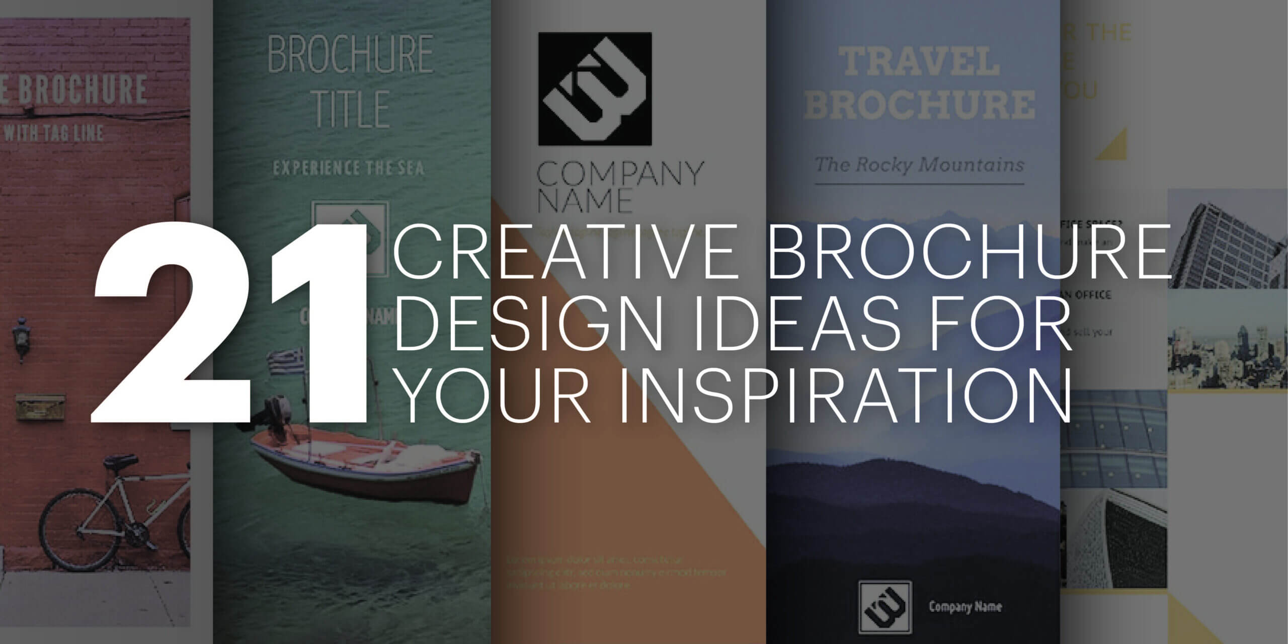 21 Creative Brochure Cover Design Ideas For Your Inspiration Intended For Welcome Brochure Template