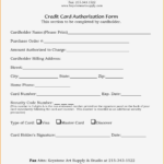 23+ Credit Card Authorization Form Template Pdf Fillable 2020!! For Corporate Credit Card Agreement Template