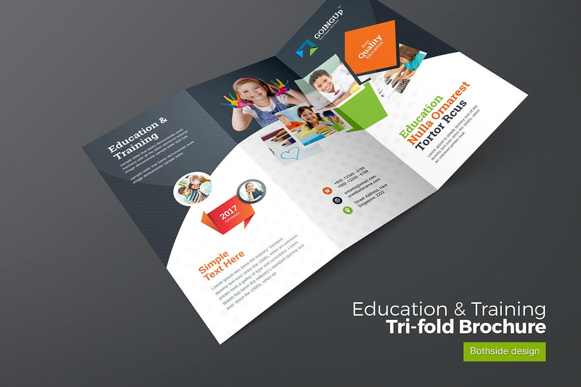 25+ Best Education Brochure Templates For Schools Pertaining To Tri Fold School Brochure Template